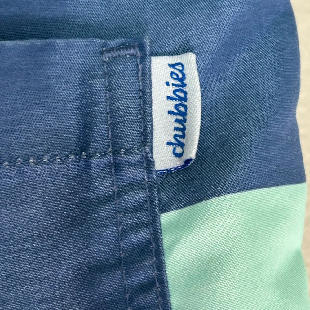 Chubbies 'Me Likey The Stripey' Shortie Classic Swim Trunks Made in USA  Men's M